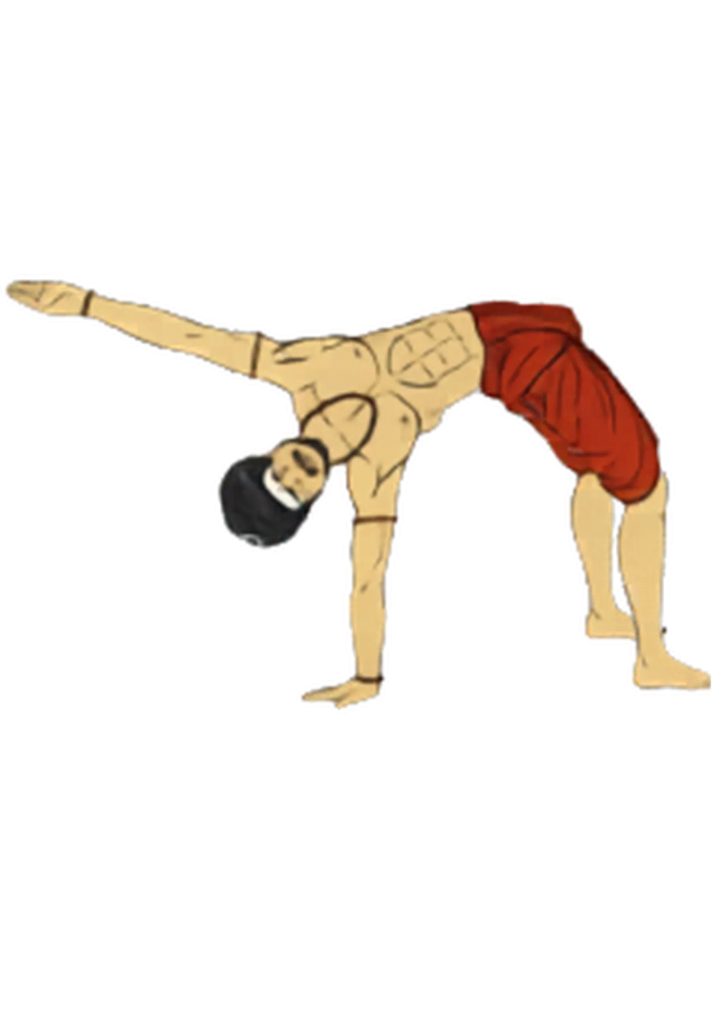 Urdhiva Akasa Sthataka Asana